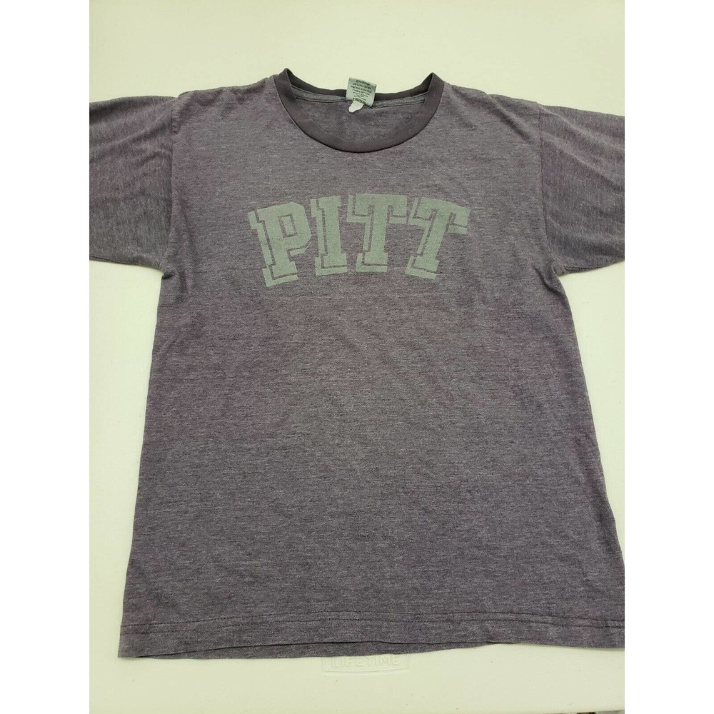 Pittsburgh University Mens Short Sleeve Crew neck Shirt Size Small S